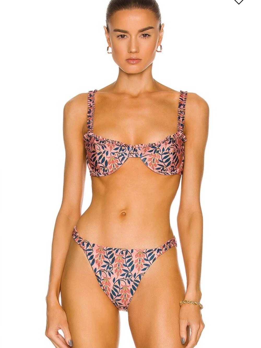 Agua Bendita Vera Herbacea Atardecer Bikini Set Top:Medium Bottom:Small Pristine
